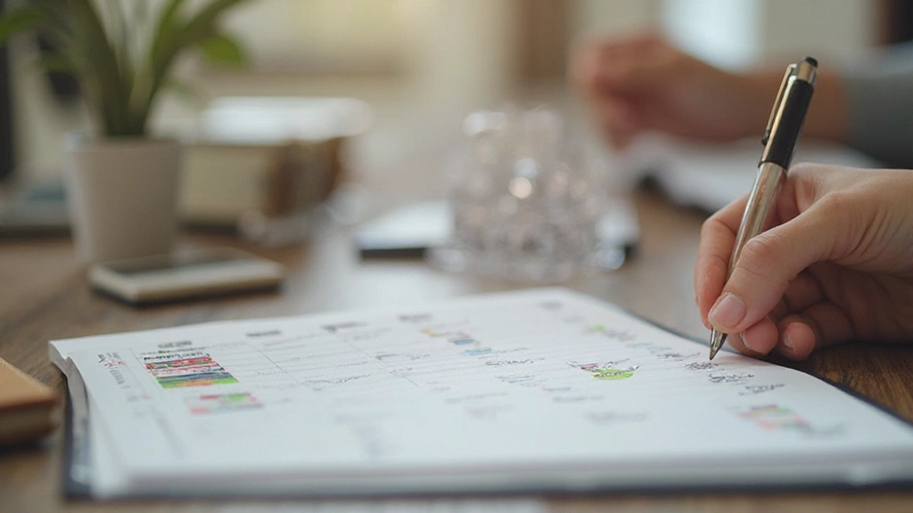 Equipo trabajando en planificación de eficiencia